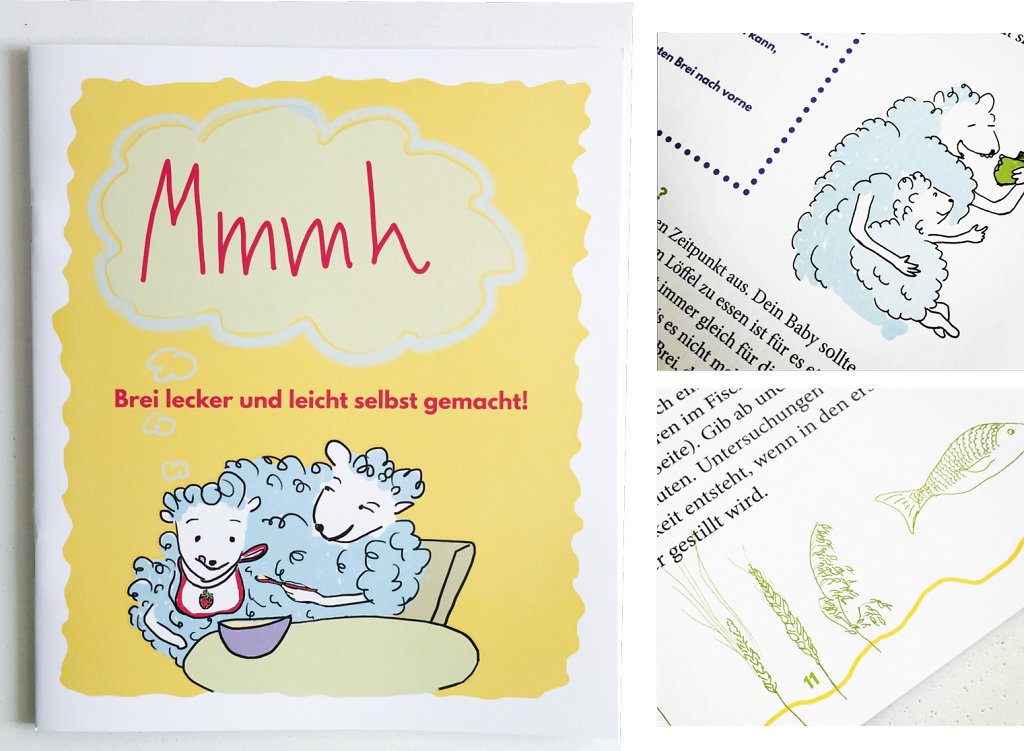 Mmh. Das Breikochbuch für junge Eltern. Gestaltung und Illustration | Lektorat: Paul Kaltefleiter, nipp-nau.de